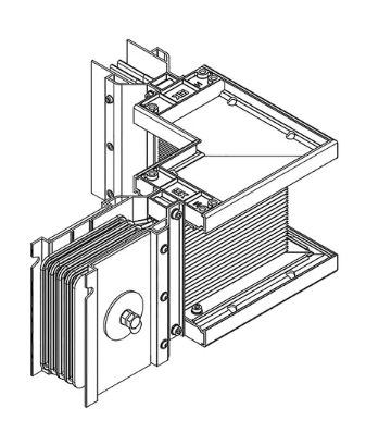 Фотография товара 'IEK LINEBAR Секция угловая левая 2500А Al 3L+N+PER некрашеная IP55 транспортировочная LB-2500A4-25-F-LL'