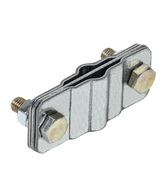 Фотография товара 'IEK Зажим соединительный параллельный полоса/пруток-полоса/пруток оцинкованная сталь ZCC14-11-1-16-40'