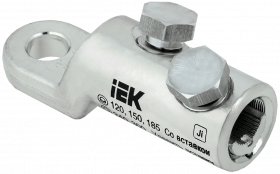 Фотография товара 'IEK Наконечник болтовой луженый НБЛ 120-300-16/2 35кВ, UNB11-120-300-02-35'