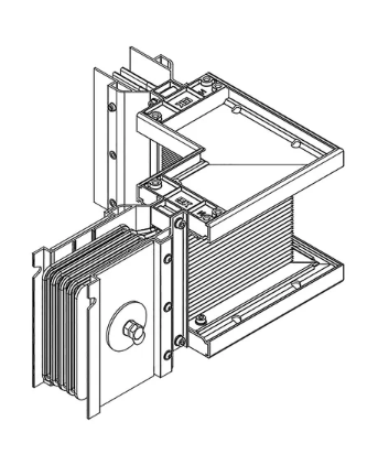 Фотография товара 'IEK LINEBAR Секция угловая левая 800А Al 3L+N+PER IP55 транспортировочная LB-0800A4-35-F-LL'
