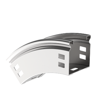 Фотография товара 'IEK ESCA Поворот плавный 45град тип В20 50х100мм CPV41-0-45-050-100'