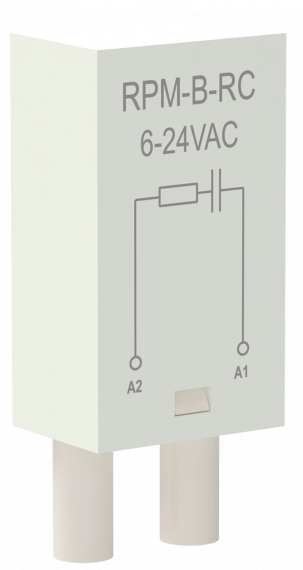 Фотография товара 'IEK RPM-B-RC-AC6-24V Модуль защиты для реле RC-цепь 6-24В AC ONI'