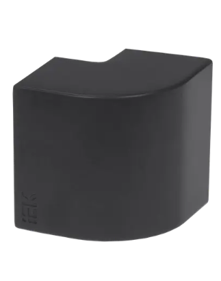 Фотография товара 'IEK ELECOR Угол внешний КМН 20х10 черный, EL-KK10D-N-020-010-K02'