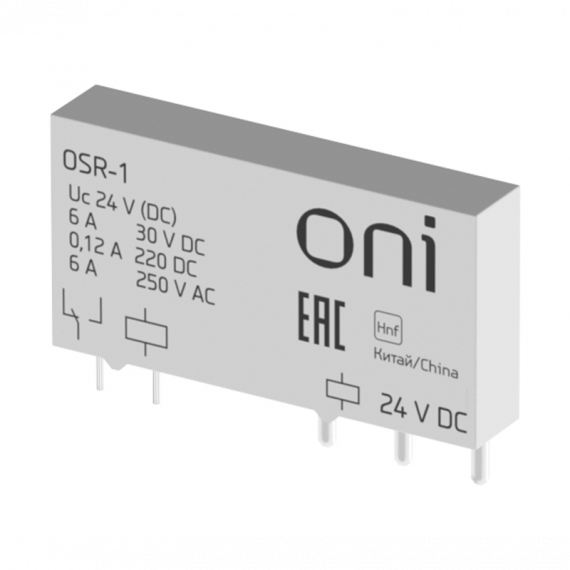 Фотография товара 'IEK OSR-1 Реле ультратонкое OSR 1C 24В DC ONI'
