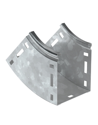 Фотография товара 'IEK ESCA Поворот плавный 45град тип В10 80х80мм HDZ CPV51-0-45-080-080-HDZ'