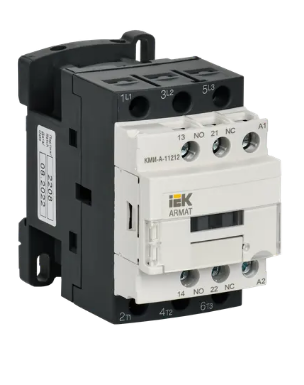 Фотография товара 'IEK ARMAT Контактор КМИ-А-11212 LC1D 12А 24В/АС3 1НО/1НЗ AR-ACC-11-012-024-11'