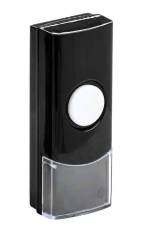 Фотография товара 'IEK Кнопка для звонка беспроводного КЗБ2 IP44 черная EZD21D-KZ-02-K02'