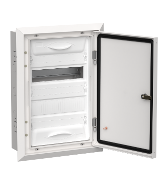 Фотография товара 'IEK TITAN 5 Корпус металлический ЩРв-24 (1х24) 505х365х130мм IP31 белый (одна дверь) TI5-50-V-024-31'