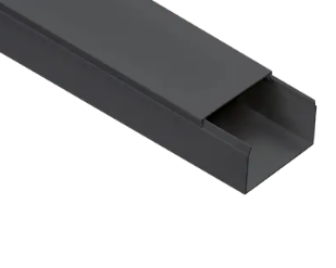 Фотография товара 'IEK Кабель-канал 80х60 "ЭЛЕКОР" черный (8м), EL-KK10-080-060-1-K02'