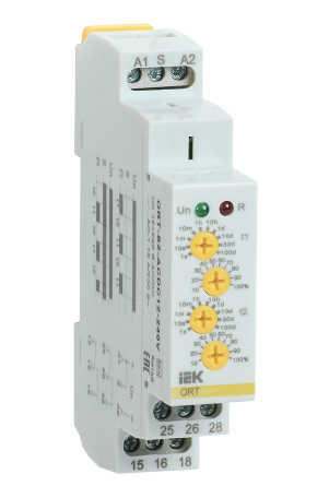 Фотография товара 'IEK Реле циклическое ORT 2 контакта 12-240В AC/DC ORT-S2-ACDC12-240V'