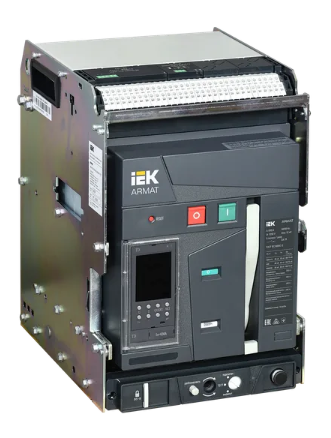 Фотография товара 'IEK ARMAT Воздушный автоматический выключатель выдвижного исполнения 3P типоразмер B 85кА 630А AR-ACB-3VB-085-0630A-TDCF'