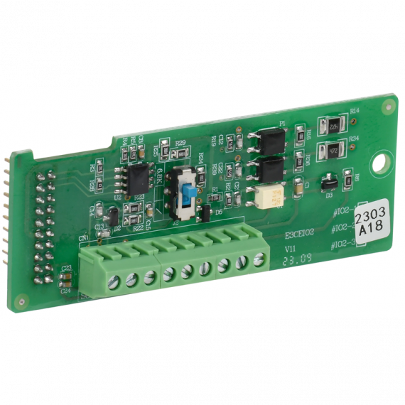 Фотография товара 'IEK EC-A150-IO2-1 Плата расширения вх/вых. 2DI 1RO RS485 Modbus ONI'
