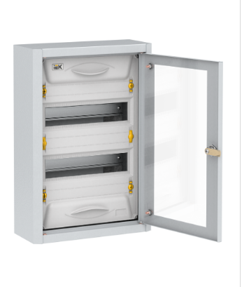 Фотография товара 'IEK TITAN 5 Корпус металлический ЩРн-24 прозрачная дверь IP31 УХЛ3 MKM16-N-024-31-Z-U'