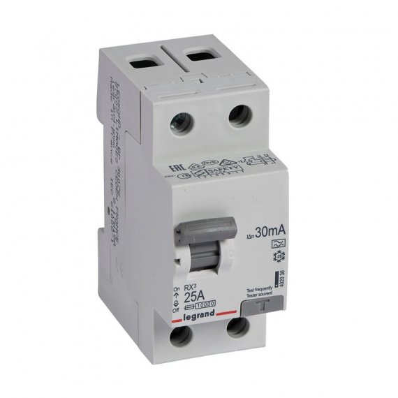 Фотография товара 'IEK 402036 RX3 ВДТ 30МА 25А 2П A'