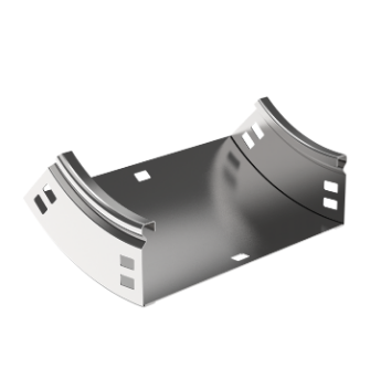 Фотография товара 'IEK ESCA Поворот плавный 45град тип В10 80х300мм CPV51-0-45-080-300'