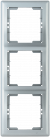 Фотография товара 'IEK Рамка 3-местная вертикальная РВ-3-БС BOLERO, EMB31-K23'