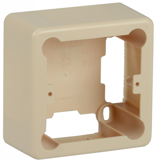 Фотография товара 'IEK Коробка универсальная КМКУ 85х85х42мм неразборная ЭЛЕКОР, CKK10D-U-2-K34'