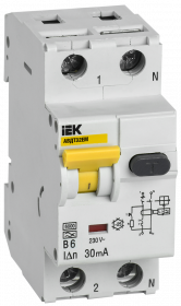 Фотография товара 'IEK Автоматический выключатель дифференциального тока АВДТ32EM В6 30мА, MVD14-1-006-B-030'