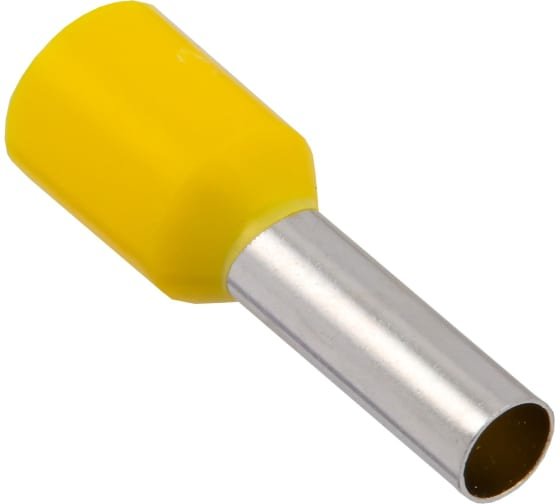 Фотография товара 'IEK Наконечник НШВИ 6,0-12 6мм2 с изолированным фланцем (100шт/упак) UGN11-012-006-100-G'