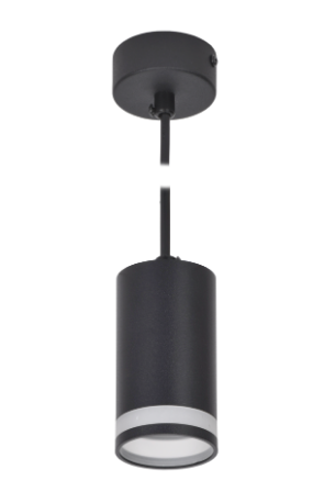 Фотография товара 'IEK LIGHTING Светильник 4007 подвесной под лампу GU10 черный LT-UCB0-4007-GU10-1-K02'