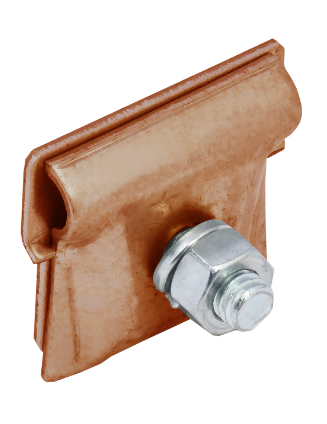 Фотография товара 'IEK Держатель проводника круглого 6-10мм для фальца 0,6-3мм медь ZDP80-50-2-16-063'