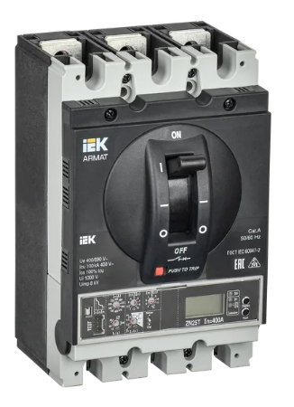 Фотография товара 'IEK ARMAT Автоматический выключатель в литом корпусе 3P типоразмер H 100кА 250А AR-MCCB-3H-100-0250A-ELPC'