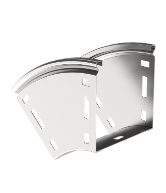 Фотография товара 'IEK ESCA Поворот плавный 45град тип В20 100х150мм CPV41-0-45-100-150'