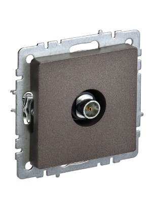 Фотография товара 'IEK BRITE Розетка TV оконечная РТВ11-0-БрТБ темная бронза BR-A10-O-K45'