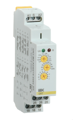 Фотография товара 'IEK Реле времени ORT многофункциональное 2 контакта 12-240В AC/DC ORT-M2-ACDC12-240V'