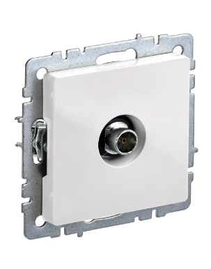 Фотография товара 'IEK BRITE Розетка TV оконечная РТВ11-0-БрБ белый BR-A10-O-K01'