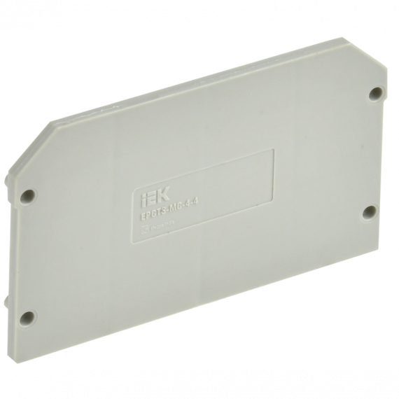 Фотография товара 'IEK YCT12-00-4-K03-004-ZGL Заглушка для CTS-MC 4 вывода 4мм2'