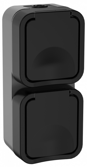 Фотография товара 'IEK TS-R26-16-55-V-K53 TORS Розетка 2-ая с з/к кр. верт. 16А IP55 TS132'