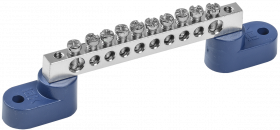 Фотография товара 'IEK Шина N "ноль" на двух угловых изоляторах Ni ШНИ-6х9-10-У2-С, YNN10-10-C2-K07-N'