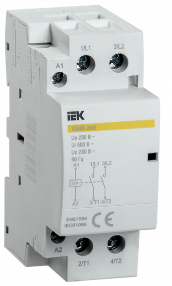 Фотография товара 'IEK Контактор модульный КМ40-20М AC, MKK11-40-20'