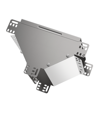 Фотография товара 'IEK Ответвитель Т-образный вертикальный вниз 100х200 HDZ CLM50D-OVN-100-200-HDZ'