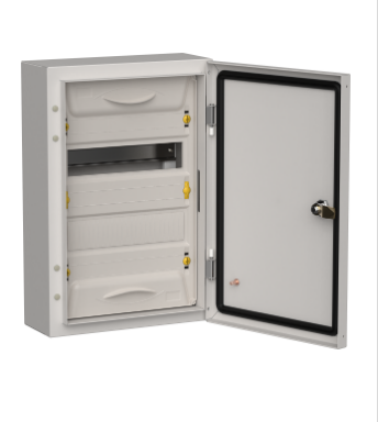 Фотография товара 'IEK TITAN 5 Корпус металлический ЩРн-24 (1х24) 460х310х140мм IP54 серый (одна дверь) TI5-50-N-024-54-7035'