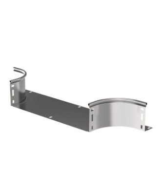 Фотография товара 'IEK ESCA Отвод Т-образный плавный тип Г01 50х400мм COT01-0-050-400'