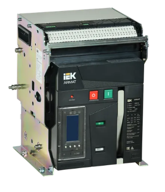 Фотография товара 'IEK ARMAT Воздушный автоматический выключатель стационарного исполнения 3P типоразмер B 85кА 2000А AR-ACB-3FB-085-2000A-TYCF'