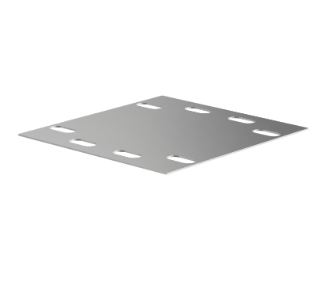 Фотография товара 'IEK Накладка на основание лотка 100мм CLP1S-PSOL-100'