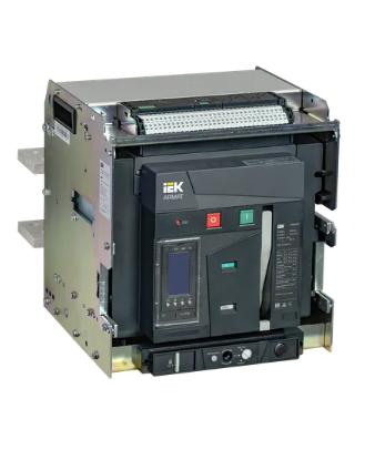 Фотография товара 'IEK ARMAT Воздушный автоматический выключатель выдвижного исполнения 3P типоразмер E 85кА 2000А AR-ACB-3VE-085-2000A-TYCF'