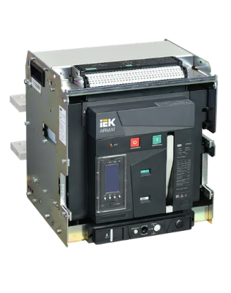 Фотография товара 'IEK ARMAT Воздушный автоматический выключатель выдвижного исполнения 3P F 100кА AR-ACB-3VF-100-2500A-TTCF'