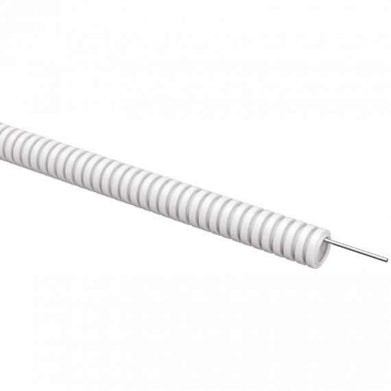 Фотография товара 'IEK ET-TG21-121-016-100-K01 ELASTA Труба гофр. ПВХ d=16мм с зондом'