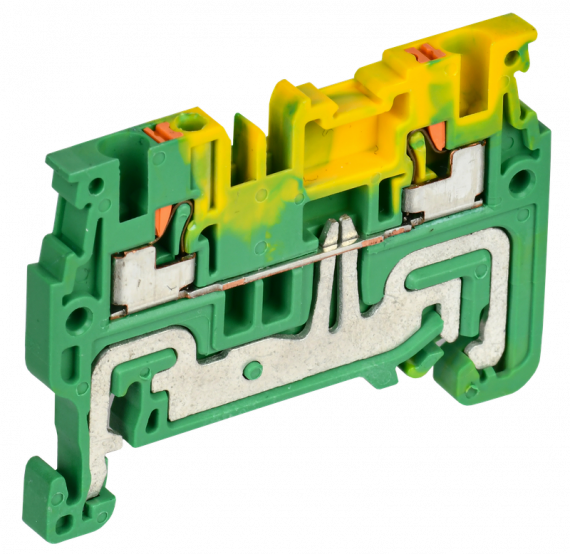 Фотография товара 'IEK YCT21-00-K52-001 Колодка клеммная CP-PEN земля 1,5мм2'