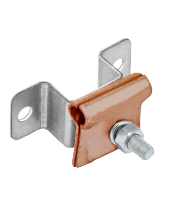 Фотография товара 'IEK Держатель-зажим соединительный круглого проводника-12мм опорный L=30-40мм медь ZHC81-50-1-16-040'