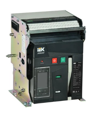 Фотография товара 'IEK ARMAT Воздушный автоматический выключатель стационарного исполнения 3P типоразмер B 85кА 1250А AR-ACB-3FB-085-1250A-TTCF'