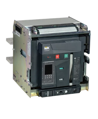 Фотография товара 'IEK ARMAT Воздушный автоматический выключатель выдвижного исполнения 3P типоразмер E 100кА 1600А AR-ACB-3VE-100-1600A-TDCF'