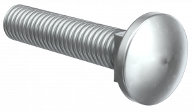 Фотография товара 'IEK Винт с гладкой головкой и квадратным подголовником M6х30 HDZ, CMZ11-VT-06-030-HDZ'