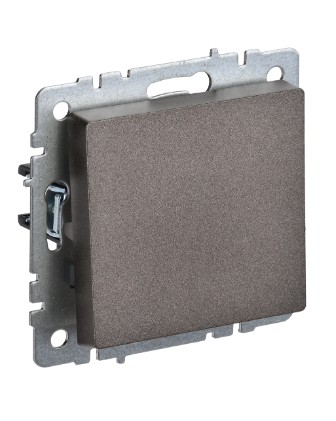 Фотография товара 'IEK BRITE Выключатель 1-клавишный проходной 10А ВС10-1-6-БрТБ темная бронза BR-V12-0-10-K45'