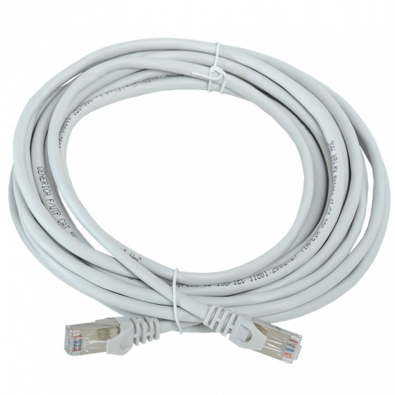 Фотография товара 'IEK PC01-C5EF-5M-G Шнур коммутационный кат. 5Е FTP 5м'