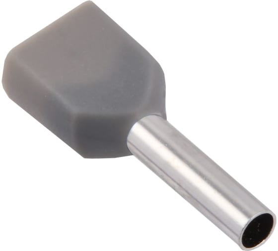 Фотография товара 'IEK Наконечник НШВИ2 0,75-8 с изолированным фланцем (100шт/упак) UGN31-008-C075-100-G'